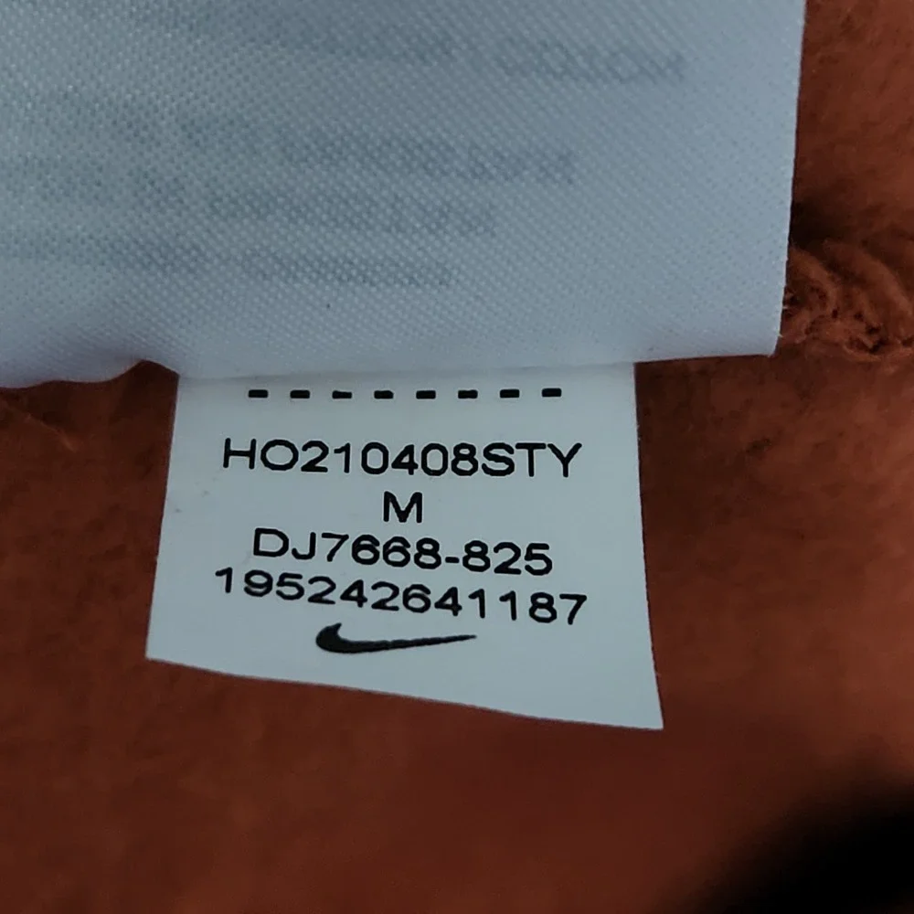 Nike Sportswear Essential Hoodie Womens Medium Burnt Sunrise‎ Oversized Fleece